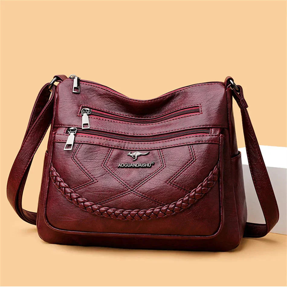 Michelle - Elegant Leather Shoulder Bag