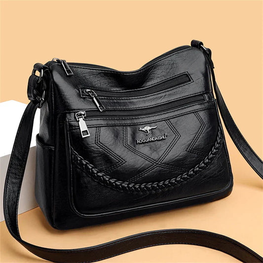 Michelle - Elegant Leather Shoulder Bag